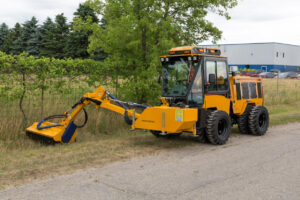 Trackless Boom Flail Mower